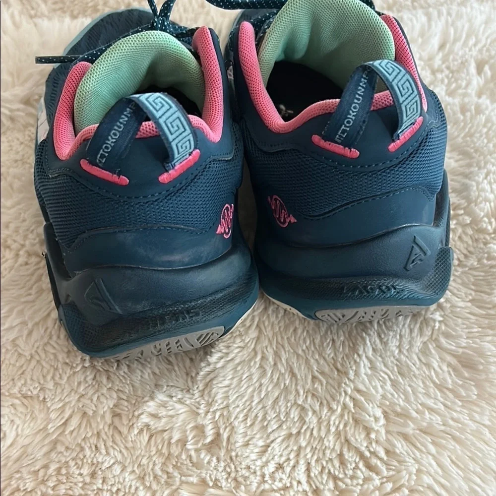 Nike Giannis Immortality 2 Kids Blue and Pink Sneakers